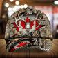 Cross Hunting Camo Personalized Classic Cap For Daily Styling Weekend Travel And Outdoor Activities