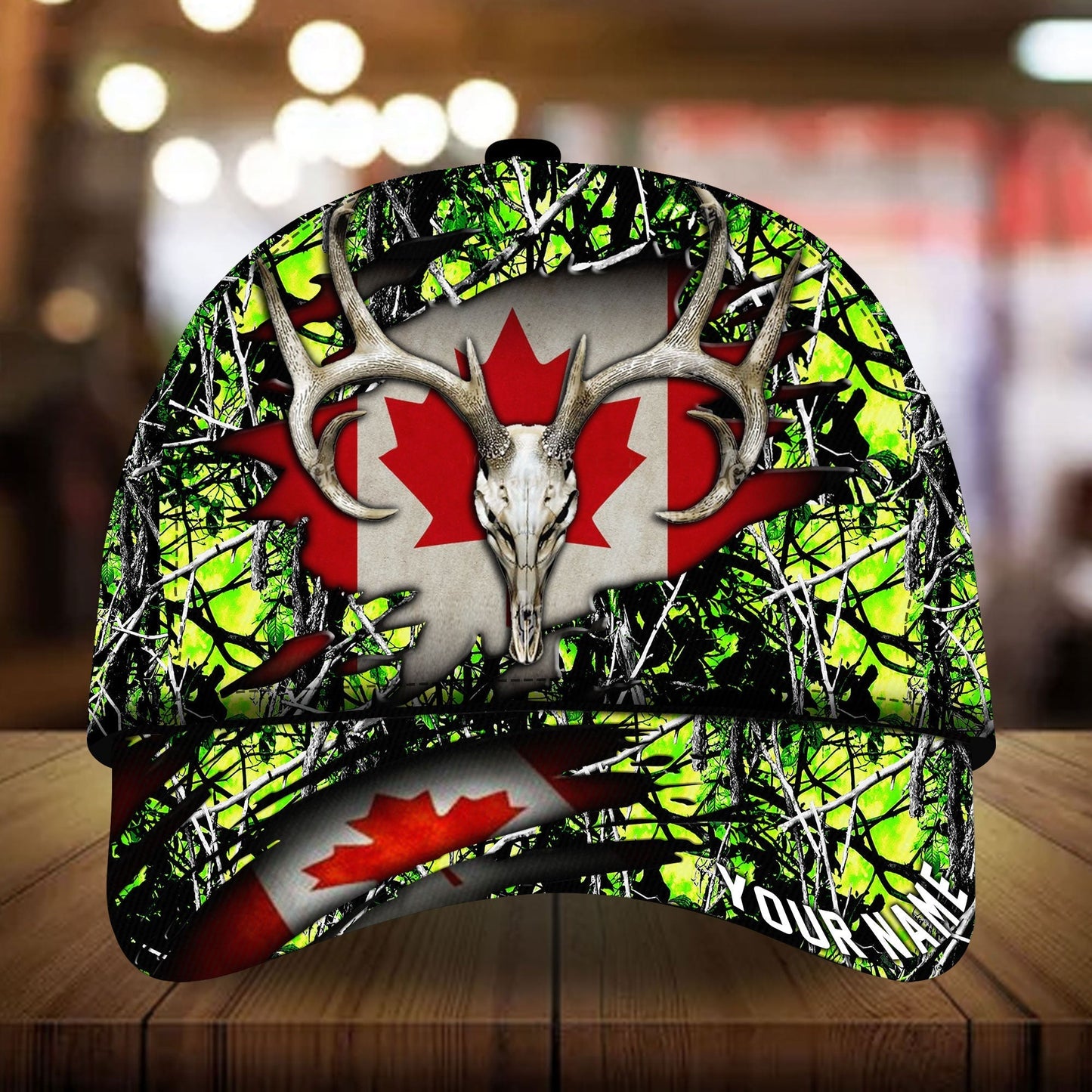Cross Hunting Camo Personalized Classic Cap For Daily Styling Weekend Travel And Outdoor Activities