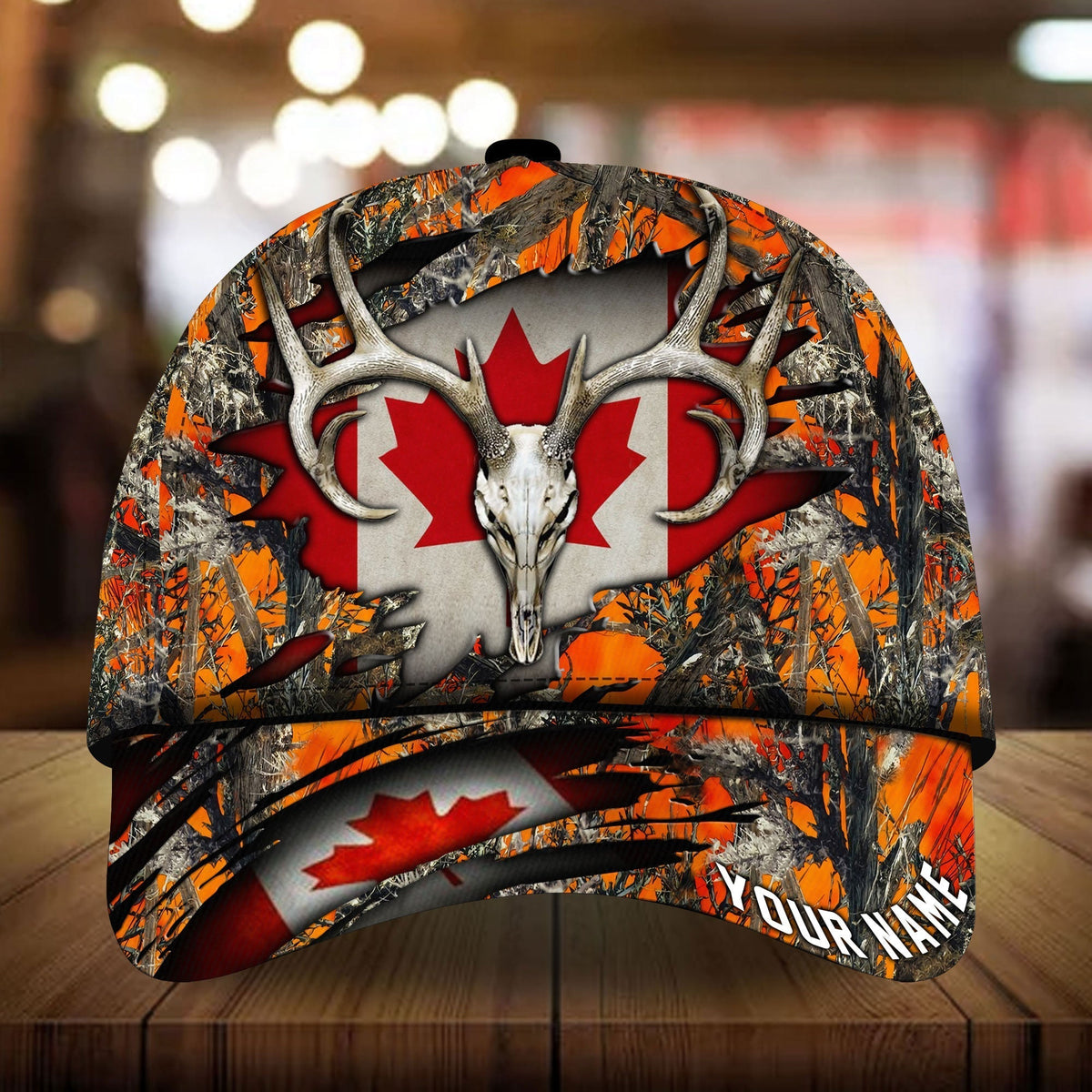 Cross Hunting Camo Personalized Classic Cap For Daily Styling Weekend Travel And Outdoor Activities