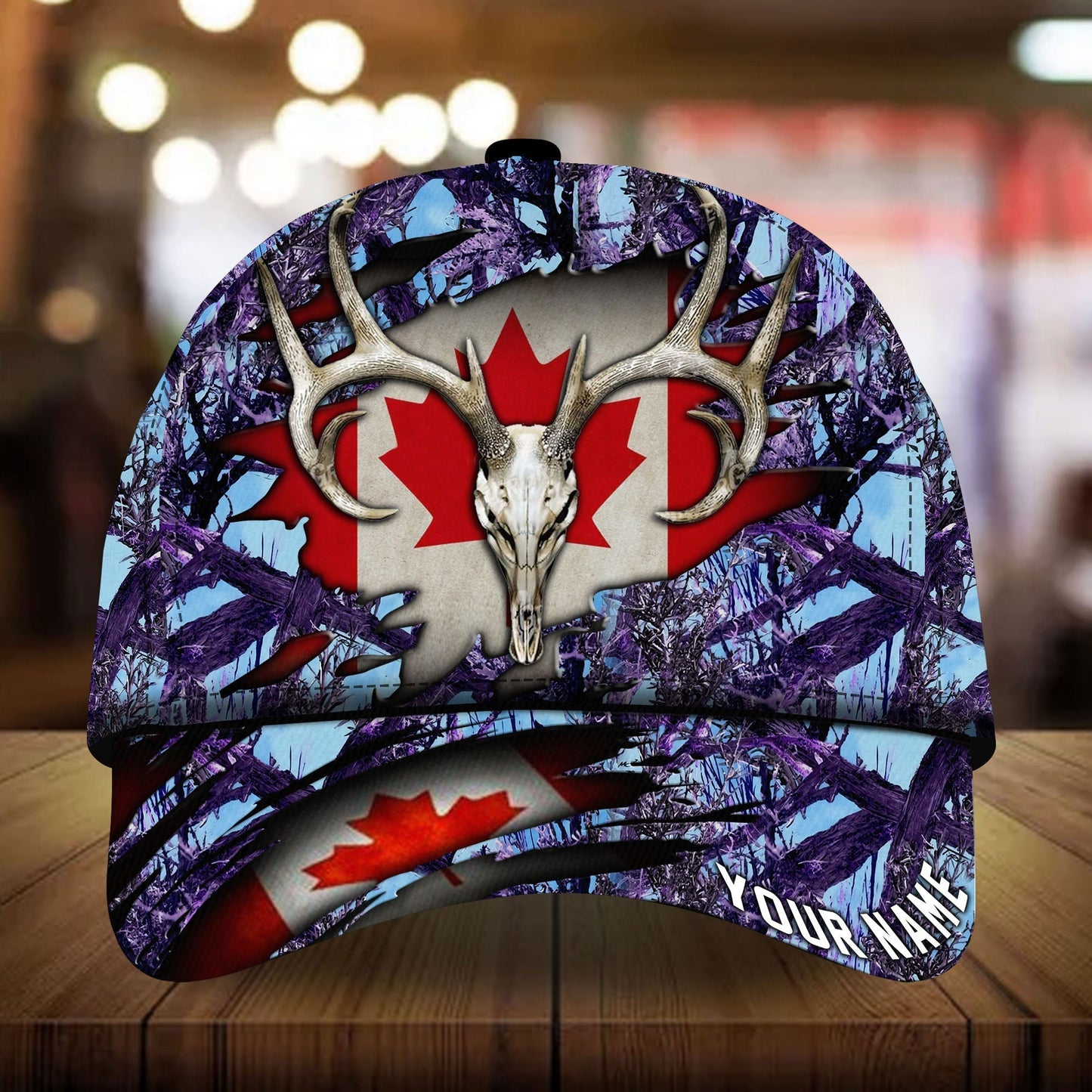 Cross Hunting Camo Personalized Classic Cap For Daily Styling Weekend Travel And Outdoor Activities