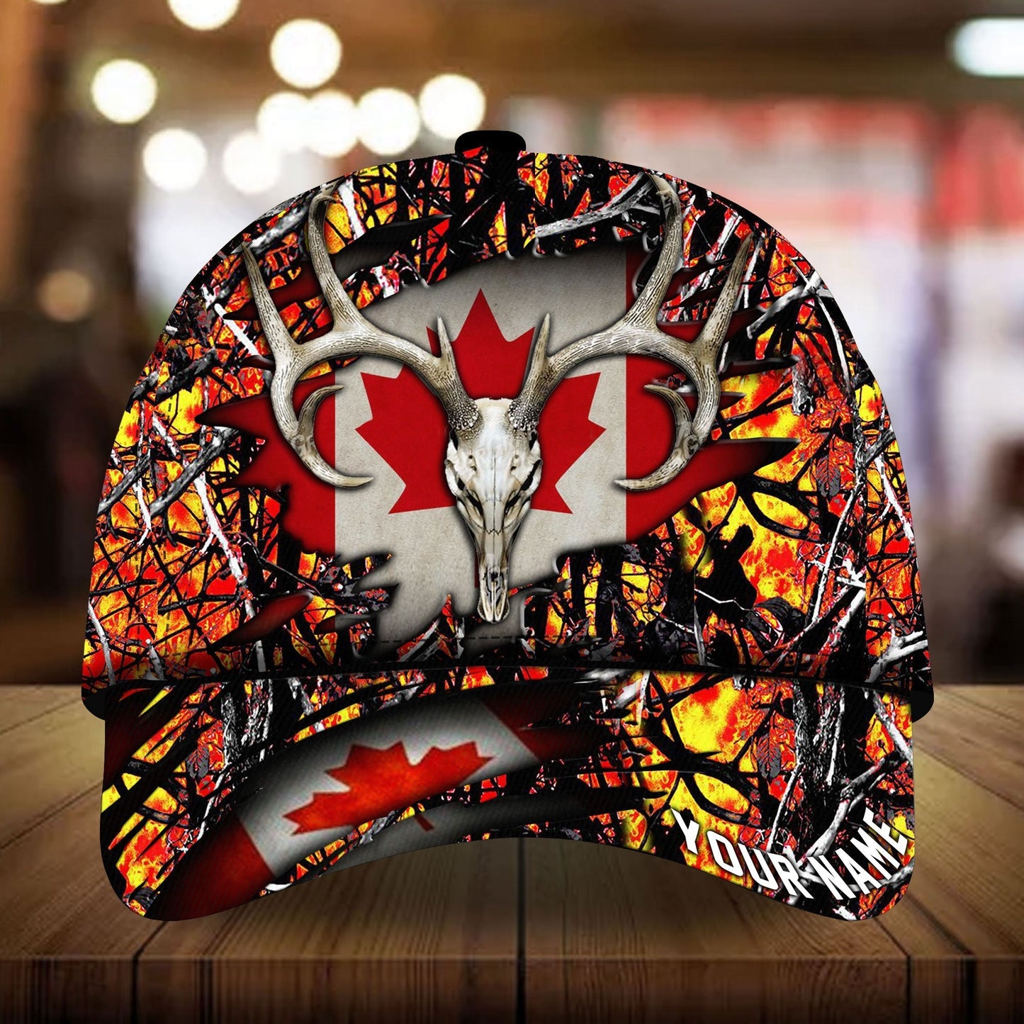 Cross Hunting Camo Personalized Classic Cap For Daily Styling Weekend Travel And Outdoor Activities