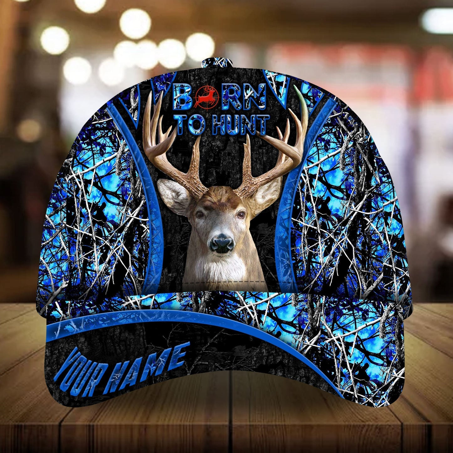 Born To Hunt Deer Hunting Camo Classic Cap For Seasonal Events Outdoor Trips And Everyday Comfort