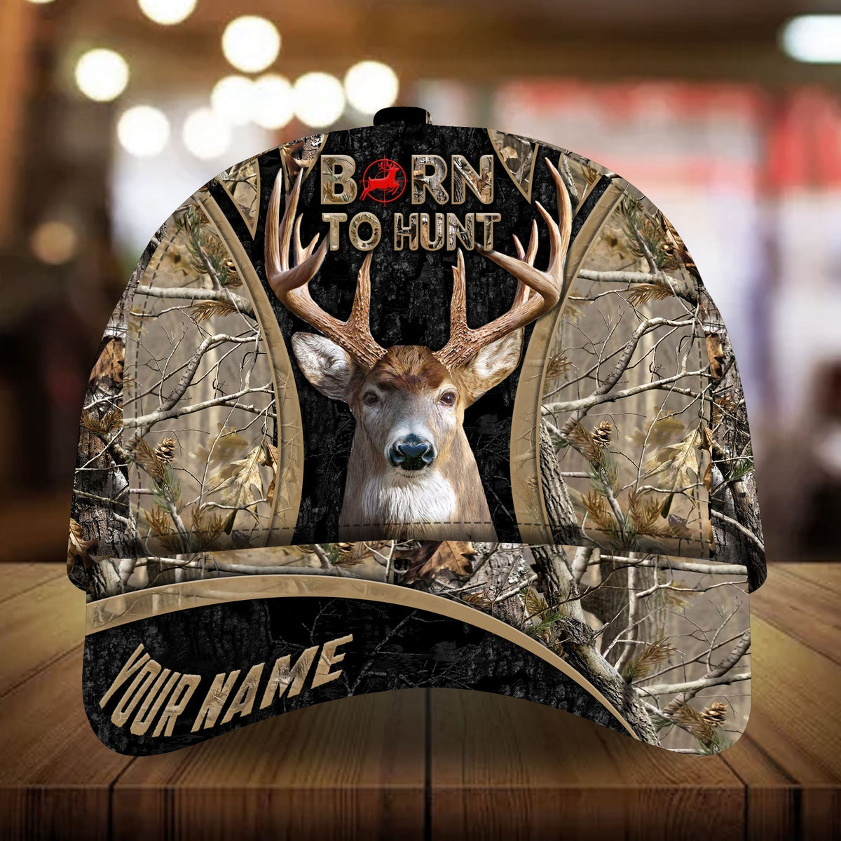 Born To Hunt Deer Hunting Camo Classic Cap For Seasonal Events Outdoor Trips And Everyday Comfort