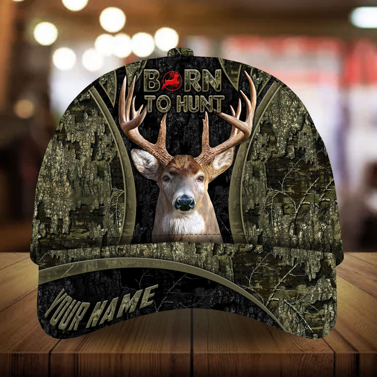 Born To Hunt Deer Hunting Camo Classic Cap For Seasonal Events Outdoor Trips And Everyday Comfort