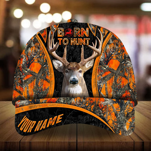 Born To Hunt Deer Hunting Camo Classic Cap For Seasonal Events Outdoor Trips And Everyday Comfort