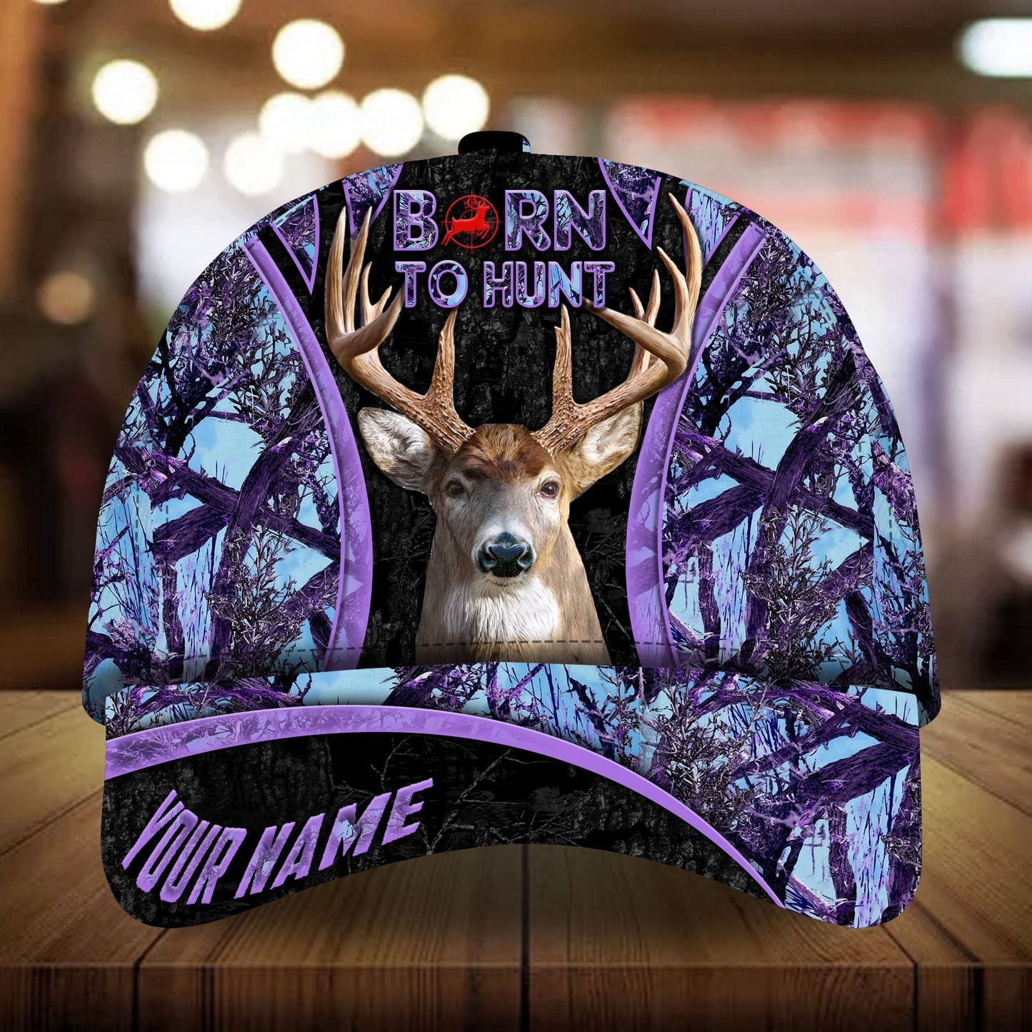 Born To Hunt Deer Hunting Camo Classic Cap For Seasonal Events Outdoor Trips And Everyday Comfort