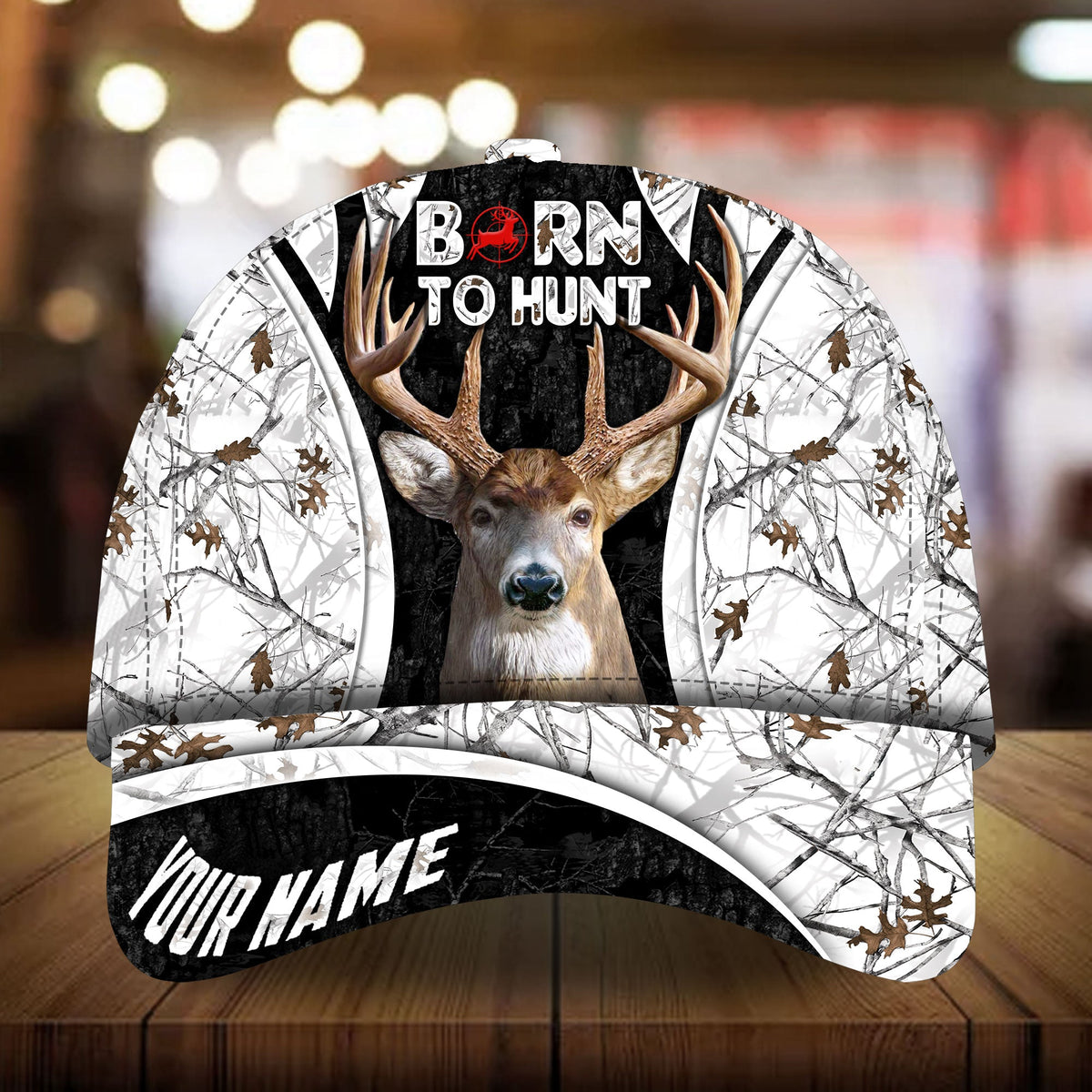 Born To Hunt Deer Hunting Camo Classic Cap For Seasonal Events Outdoor Trips And Everyday Comfort