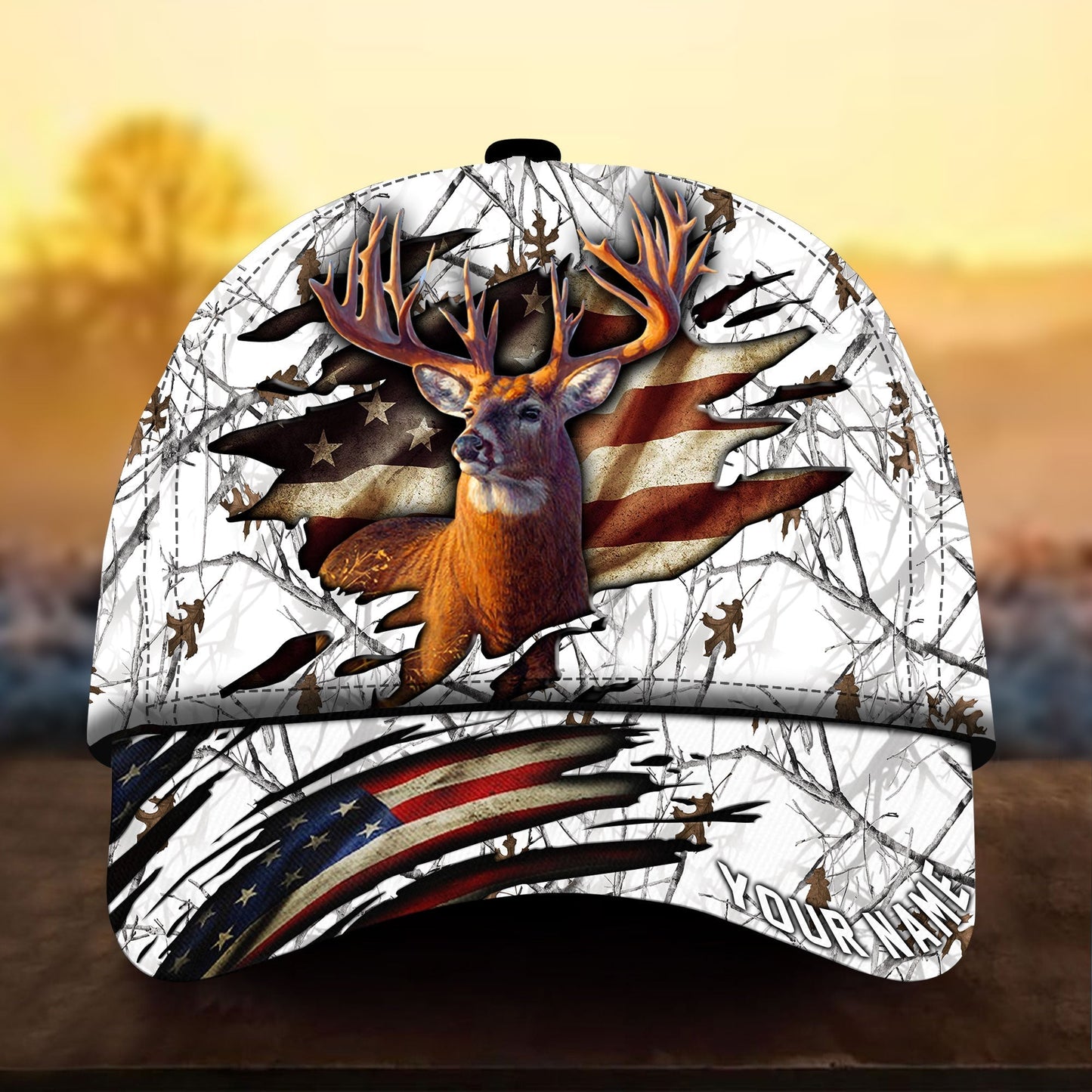Best Flag Deer Hunting Personalized Classic Cap For Outdoor Travel Parties And Thoughtful Holiday Gifting