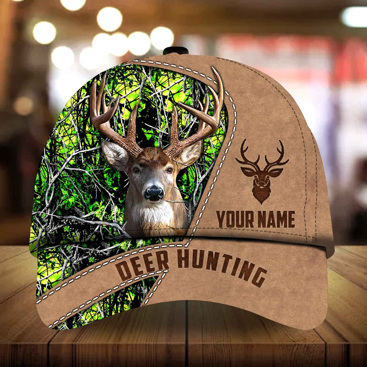 Stephen Deer Hunting Camo Personalized Classic Cap For Festivals Holidays And Comfortable Everyday Wear