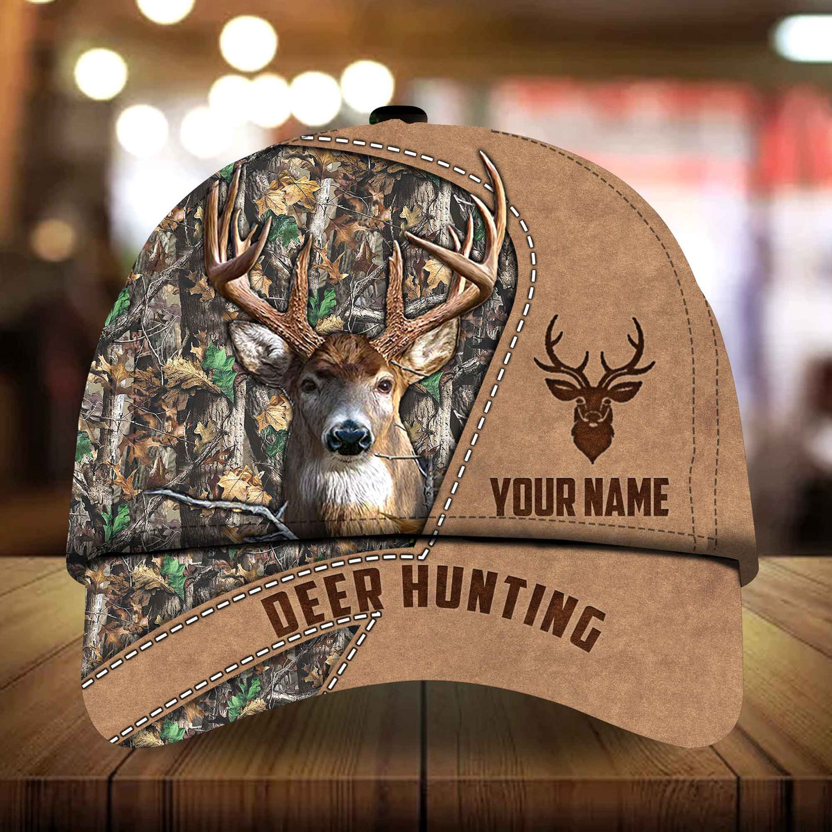 Stephen Deer Hunting Camo Personalized Classic Cap For Festivals Holidays And Comfortable Everyday Wear