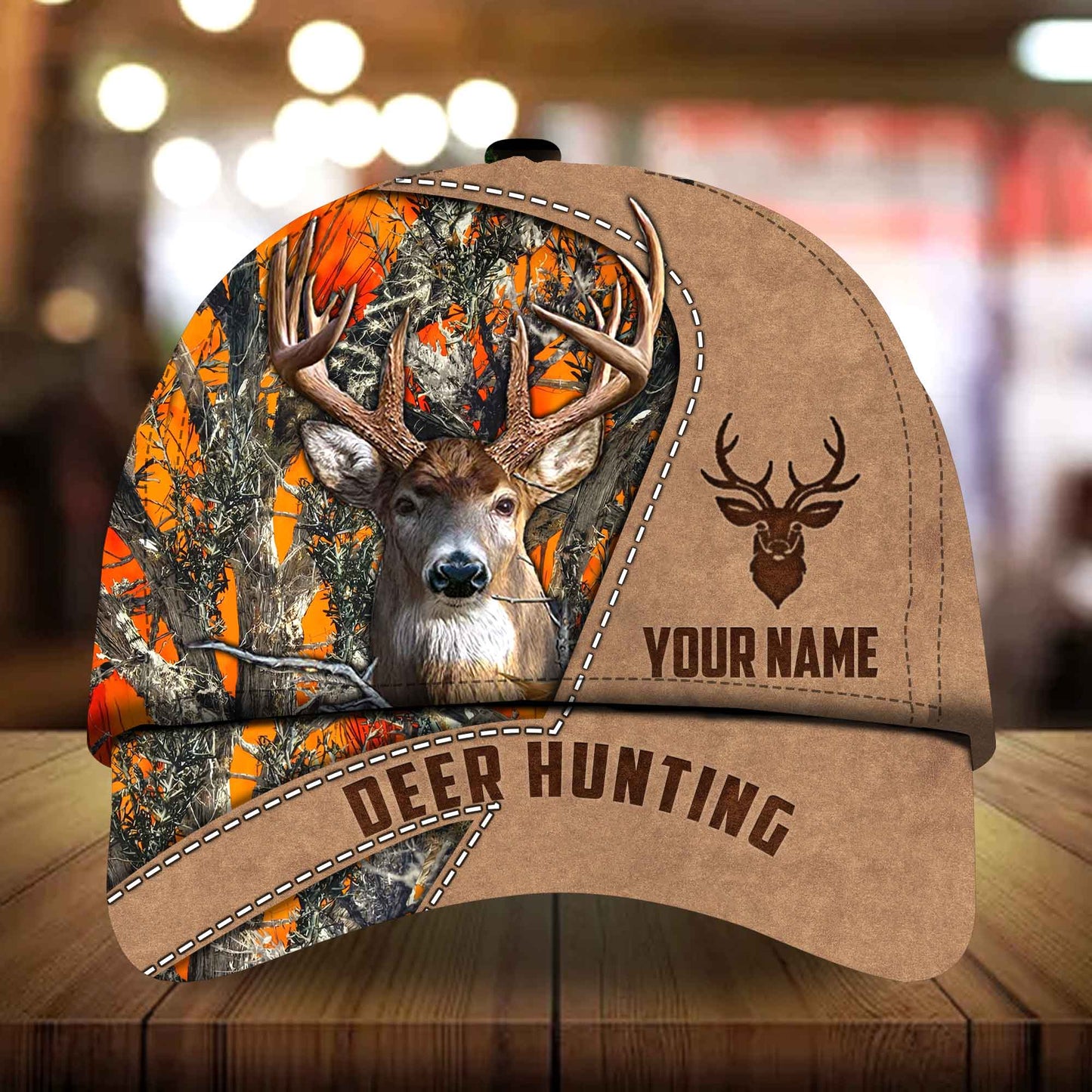 Stephen Deer Hunting Camo Personalized Classic Cap For Festivals Holidays And Comfortable Everyday Wear
