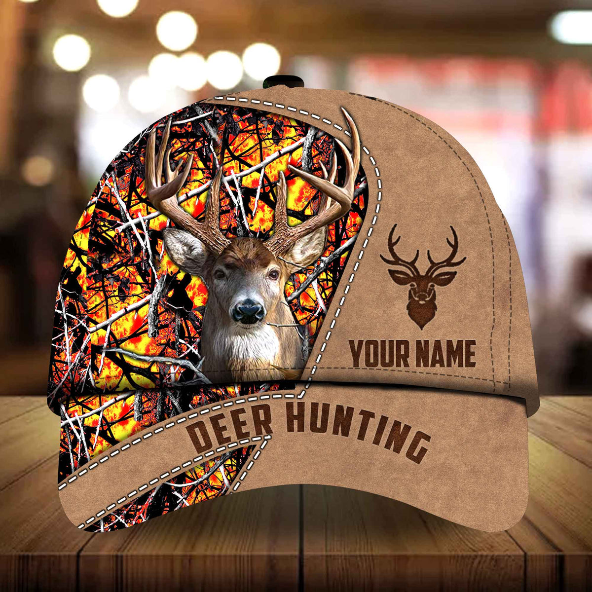 Stephen Deer Hunting Camo Personalized Classic Cap For Festivals Holidays And Comfortable Everyday Wear