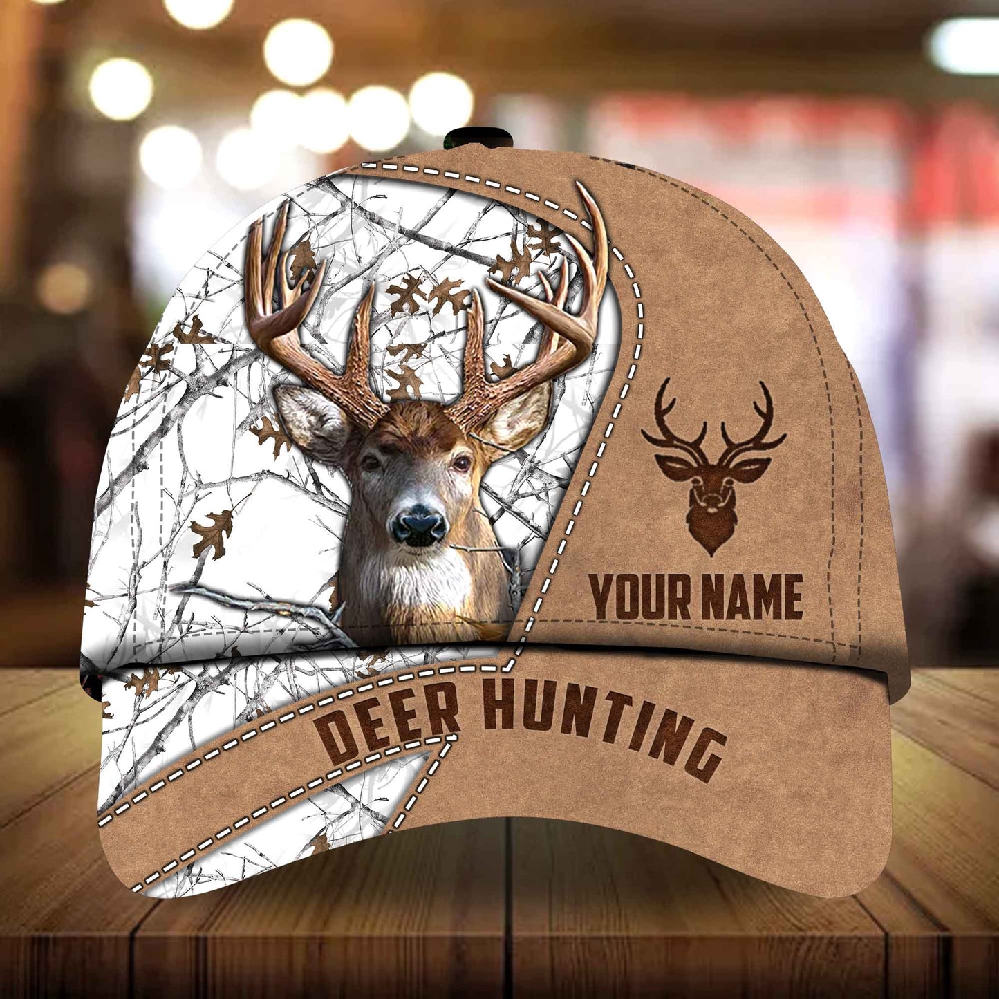 Stephen Deer Hunting Camo Personalized Classic Cap For Festivals Holidays And Comfortable Everyday Wear