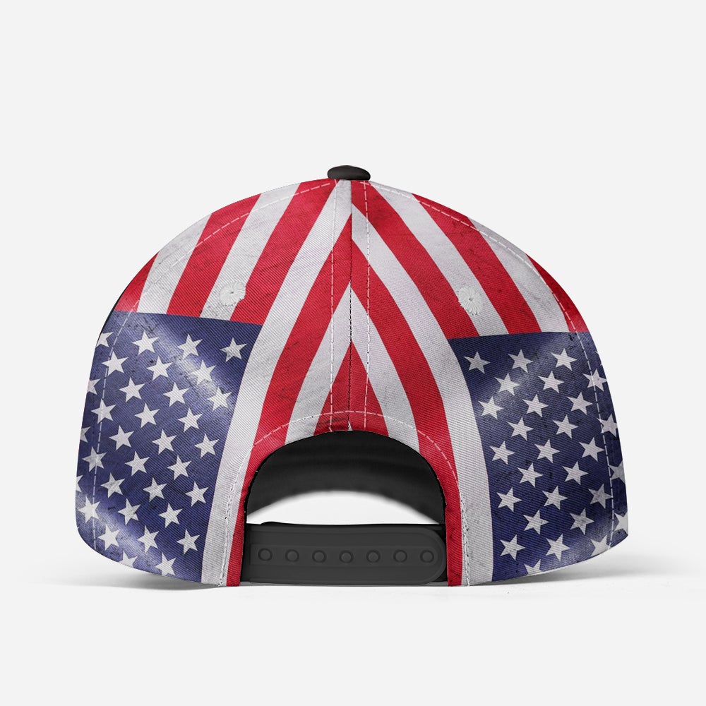 Custom Truck Driver American Flag Personalized Name Classic Cap For Casual Gatherings Travel And Thoughtful Gift Giving