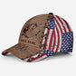 Custom Fishing Leather Pattern American Personalized Classic Cap For Outdoor Travel Festivals And Relaxed Everyday Wear