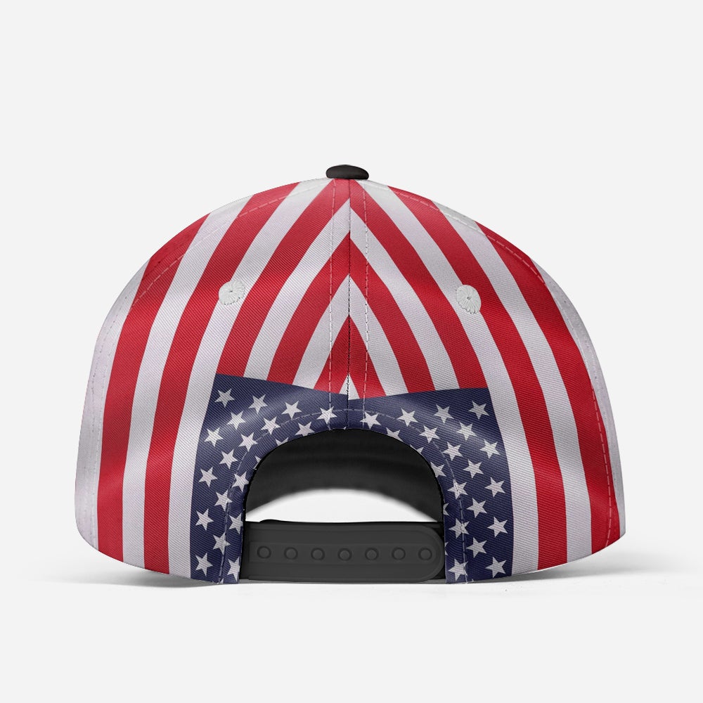 God Bless American Eagle Flag Classic Cap For Nature Lovers Travel And Casual Daily Styling