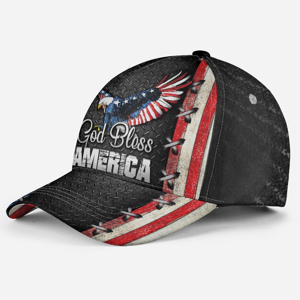 God Bless America Personalized Name Classic Cap For Seasonal Outings Outdoor Adventures And Daily Wear