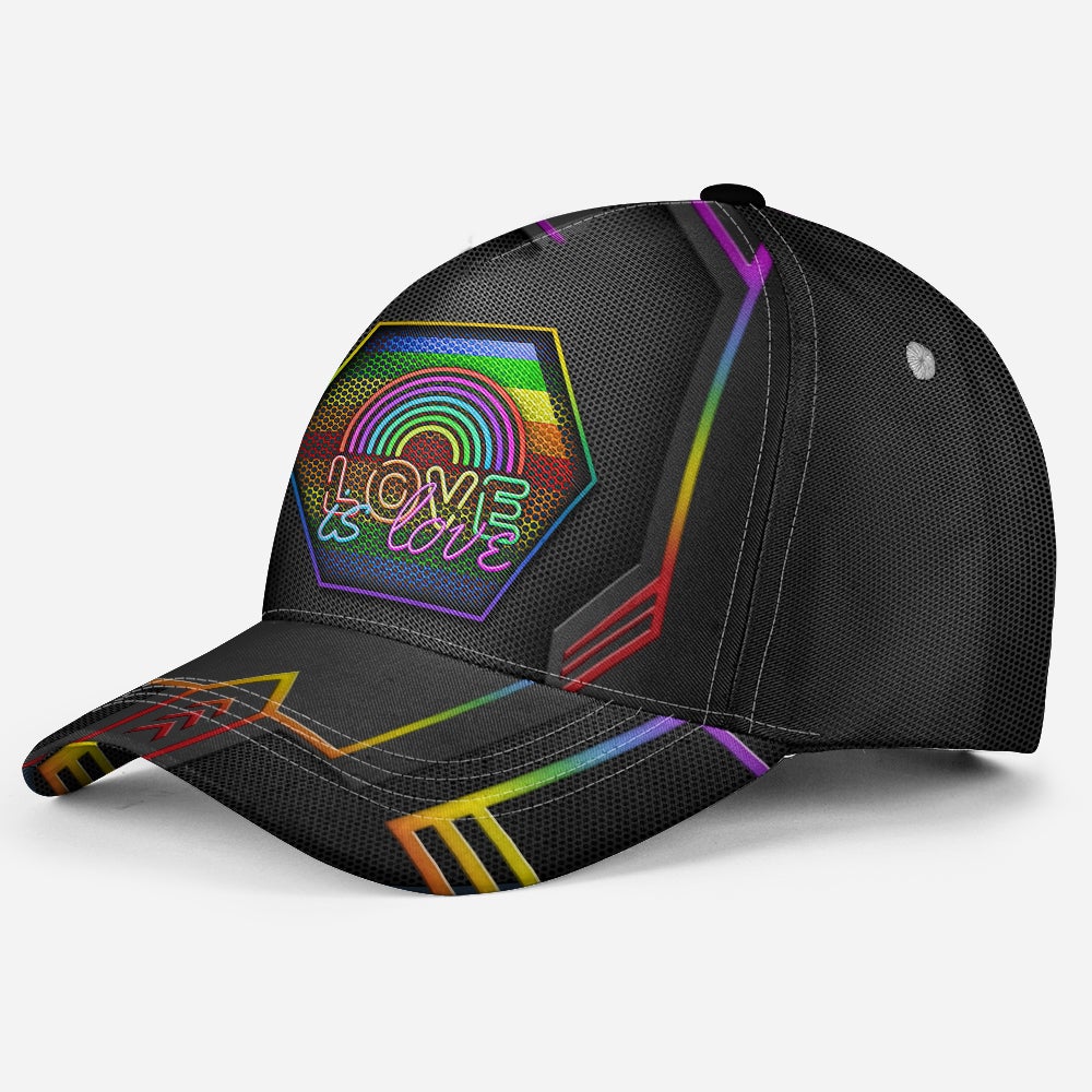 Pride Love Is Love Classic Cap For Weekend Travel Outdoor Events And Casual Outfits