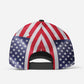 Custom Fishing Hook American Flag Personalized Name Classic Cap For Festivals Holidays And Comfortable Everyday Wear