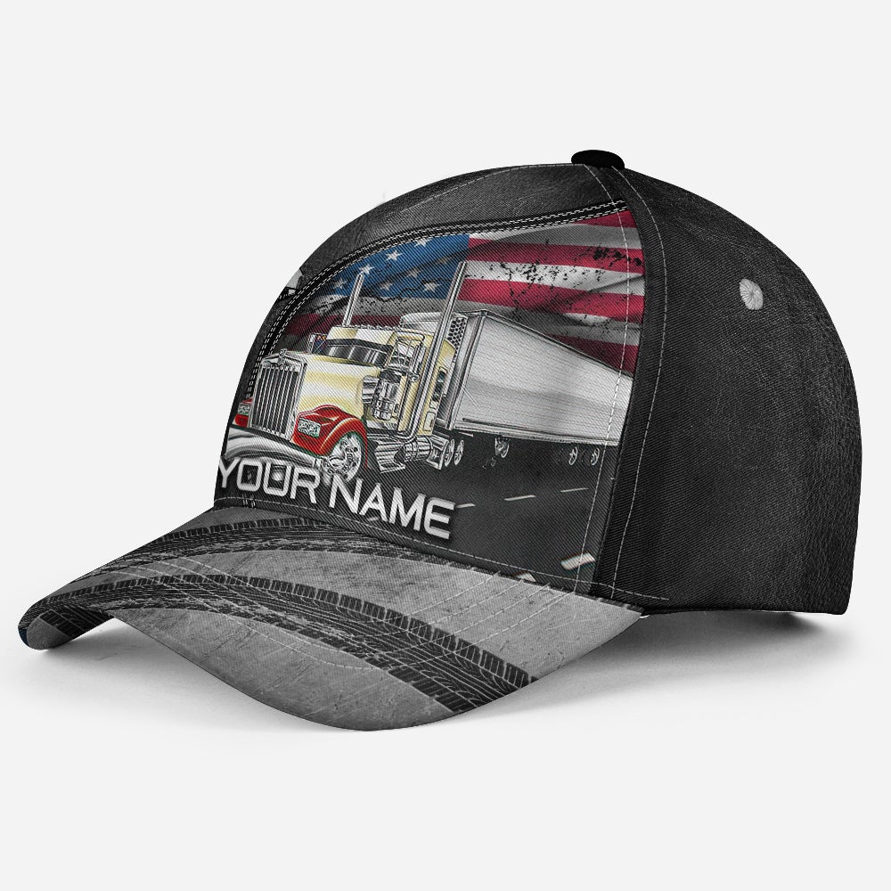 Custom Truck Driver Lifestyle Ride With Pride Classic Cap For Daily Outfits Festivals And Thoughtful Gift Giving