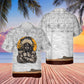 Bohemian Stronger Angry Hawaiian Shirt Artwork Detail For Tropical Trips And Casual Outings