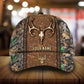 New Deer Skull Hunting 3D Camo Classic Cap For Everyday Wear Vacations And Seasonal Activities