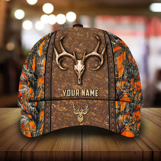 New Deer Skull Hunting 3D Camo Classic Cap For Everyday Wear Vacations And Seasonal Activities