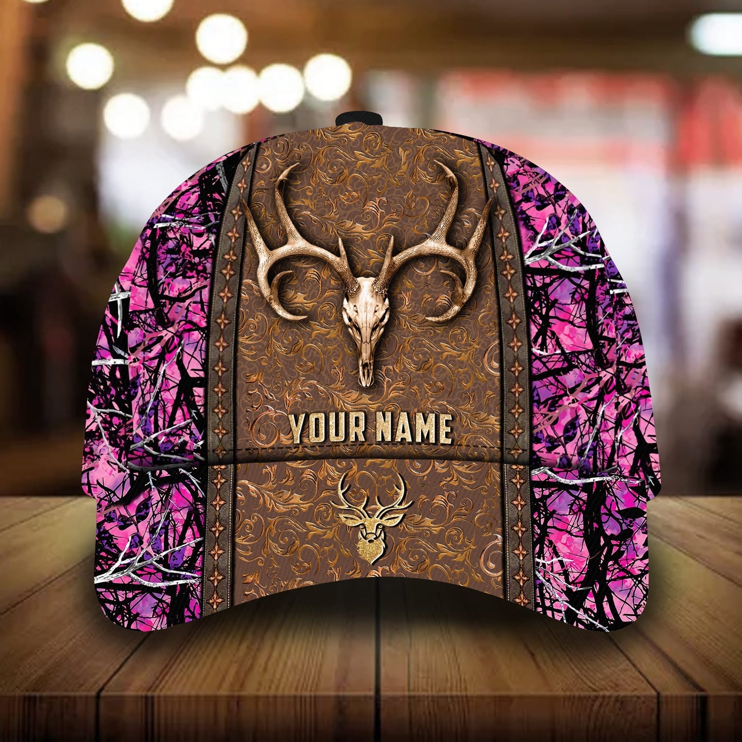 New Deer Skull Hunting 3D Camo Classic Cap For Everyday Wear Vacations And Seasonal Activities