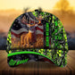 Flag Deer Hunting Personalized Classic Cap For Outdoor Activities Weekend Trips And Casual Wear