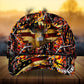 Cracked Flag Deer Hunting Personalized Classic Cap For Everyday Outfits Coastal Travel And Gift Giving