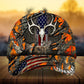 Cracked Flag Skull Deer Hunting Personalized Classic Cap For Summer Vacations Parties And Outdoor Events