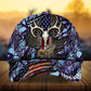 Cracked Flag Skull Deer Hunting Personalized Classic Cap For Summer Vacations Parties And Outdoor Events