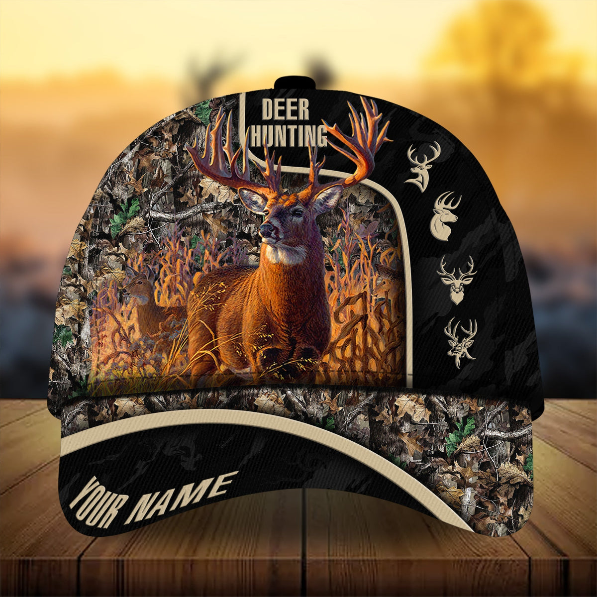 Deer Hunting 3D Print Personalized Classic Cap For Casual Gatherings Travel And Thoughtful Gift Giving