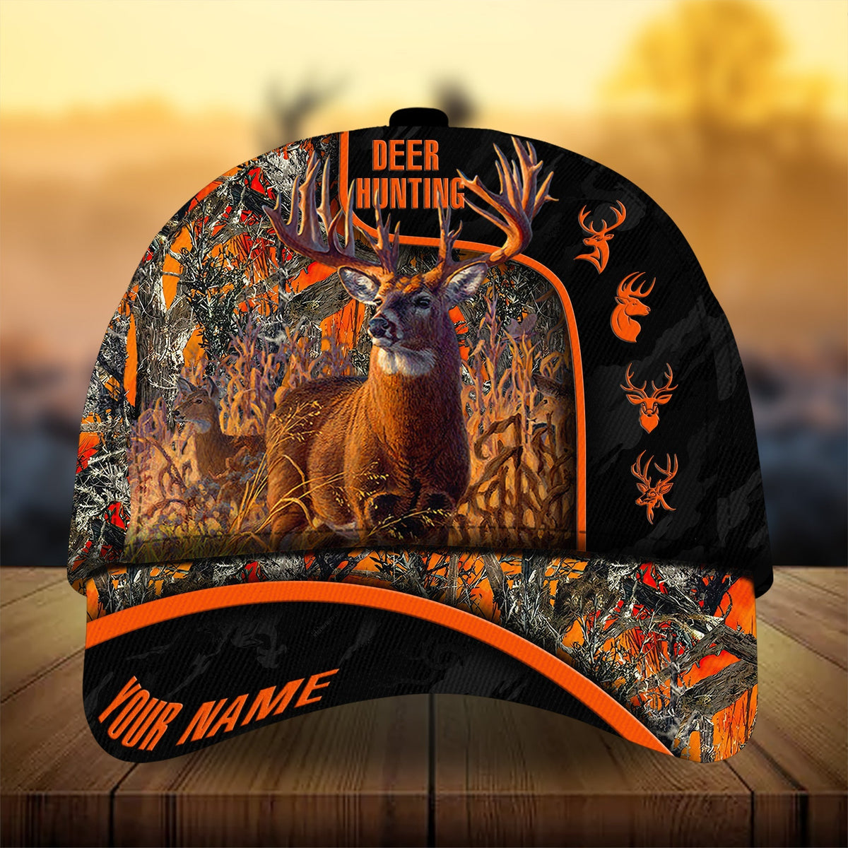 Deer Hunting 3D Print Personalized Classic Cap For Casual Gatherings Travel And Thoughtful Gift Giving
