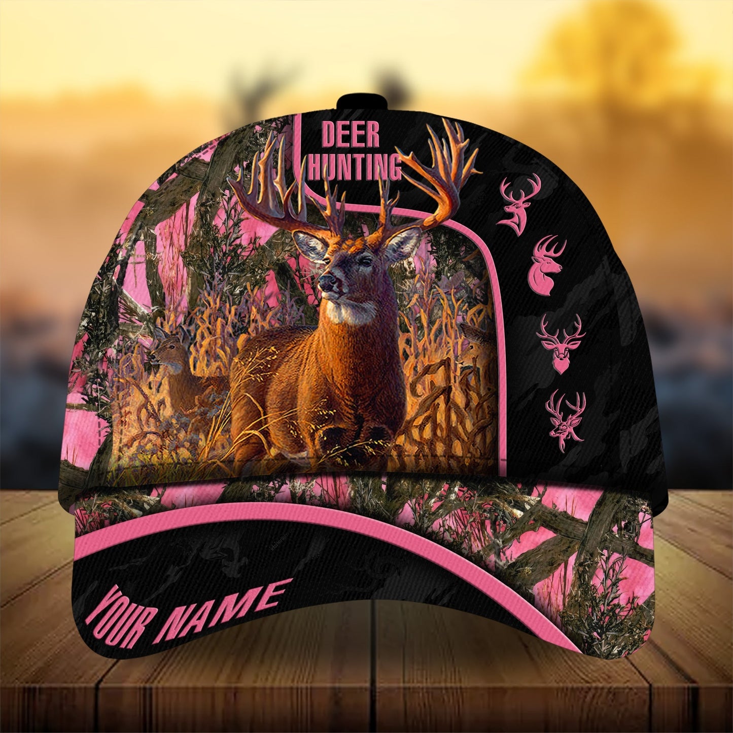 Deer Hunting 3D Print Personalized Classic Cap For Casual Gatherings Travel And Thoughtful Gift Giving