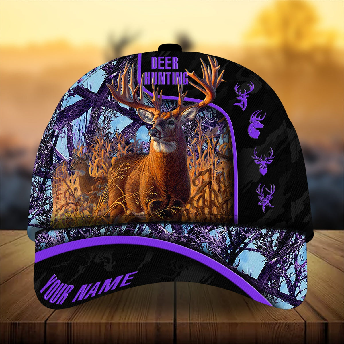 Deer Hunting 3D Print Personalized Classic Cap For Casual Gatherings Travel And Thoughtful Gift Giving