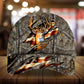 Eternity Cracked Flag Deer Hunting Personalized Classic Cap For Parties Vacations And Relaxed Daily Outfits