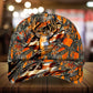 Eternity Cracked Flag Deer Hunting Personalized Classic Cap For Parties Vacations And Relaxed Daily Outfits