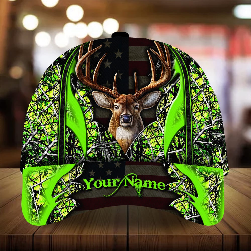 Best Flag Deer Hunting Personalized Classic Cap For Summer Vacations Parties And Outdoor Events
