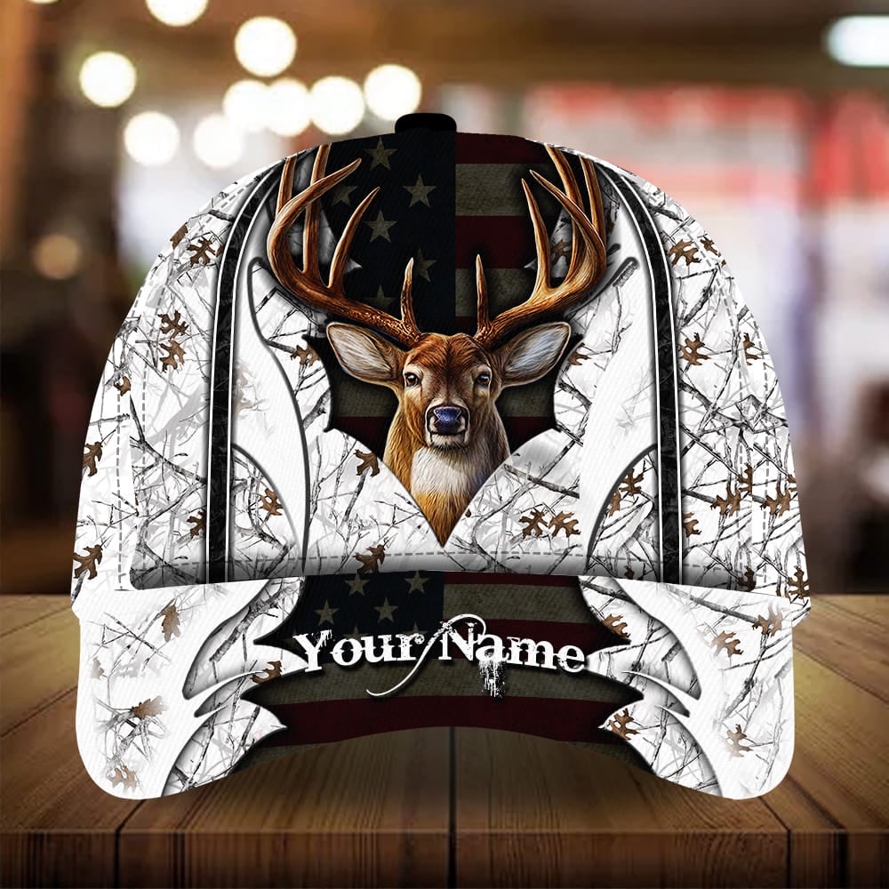 Best Flag Deer Hunting Personalized Classic Cap For Summer Vacations Parties And Outdoor Events
