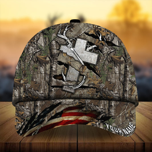 Cross Fishing Hunting Personalized Classic Cap For Comfortable Daily Wear Travel And Weekend Outings