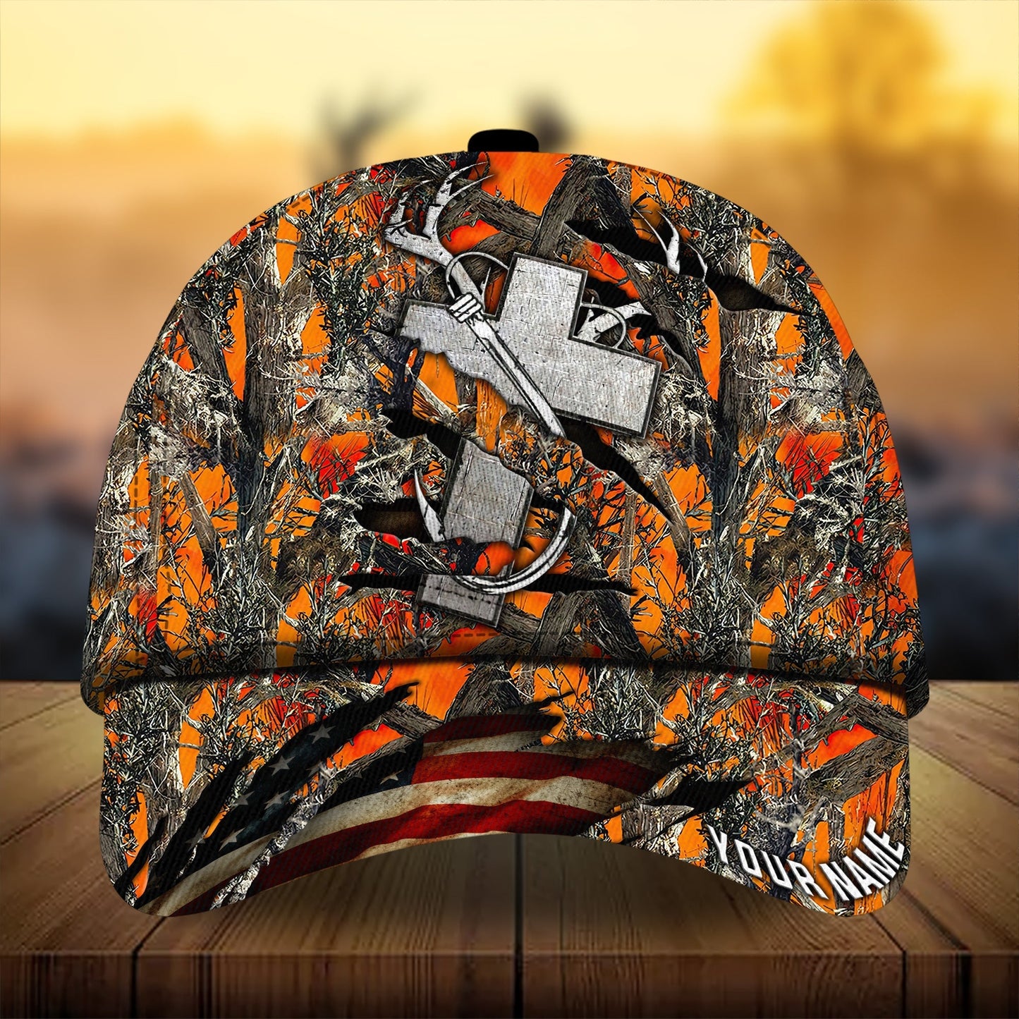 Cross Fishing Hunting Personalized Classic Cap For Comfortable Daily Wear Travel And Weekend Outings
