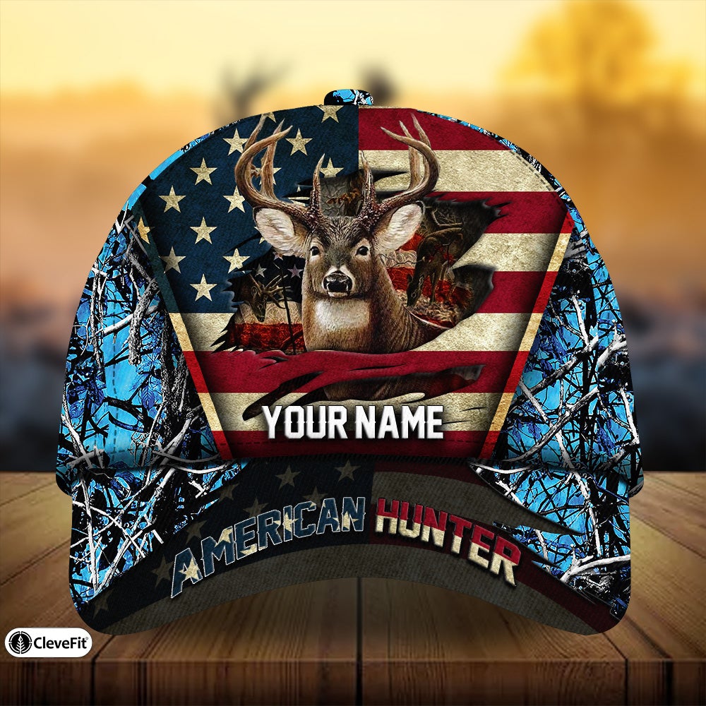 American Hunter Deer Hunting Outdoor Gift Classic Cap For Outdoor Travel Parties And Thoughtful Holiday Gifting