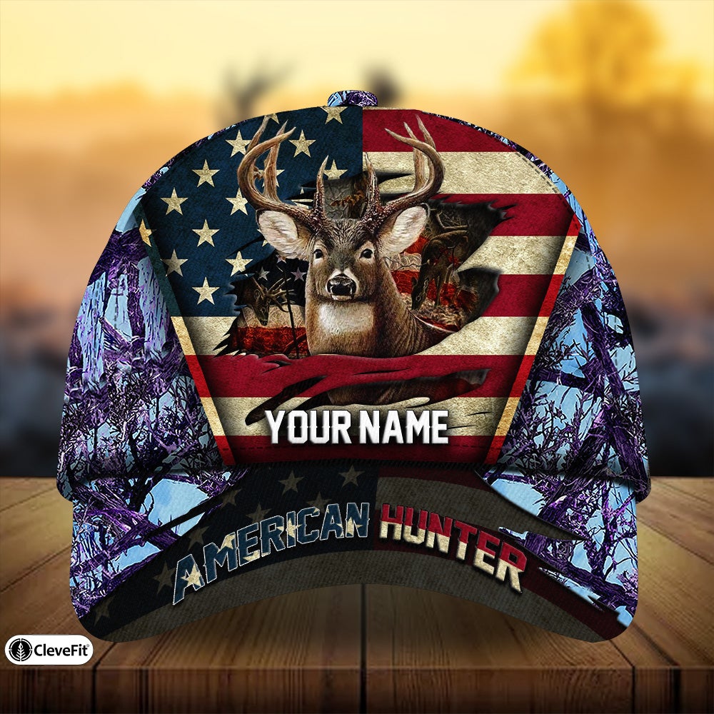 American Hunter Deer Hunting Outdoor Gift Classic Cap For Outdoor Travel Parties And Thoughtful Holiday Gifting