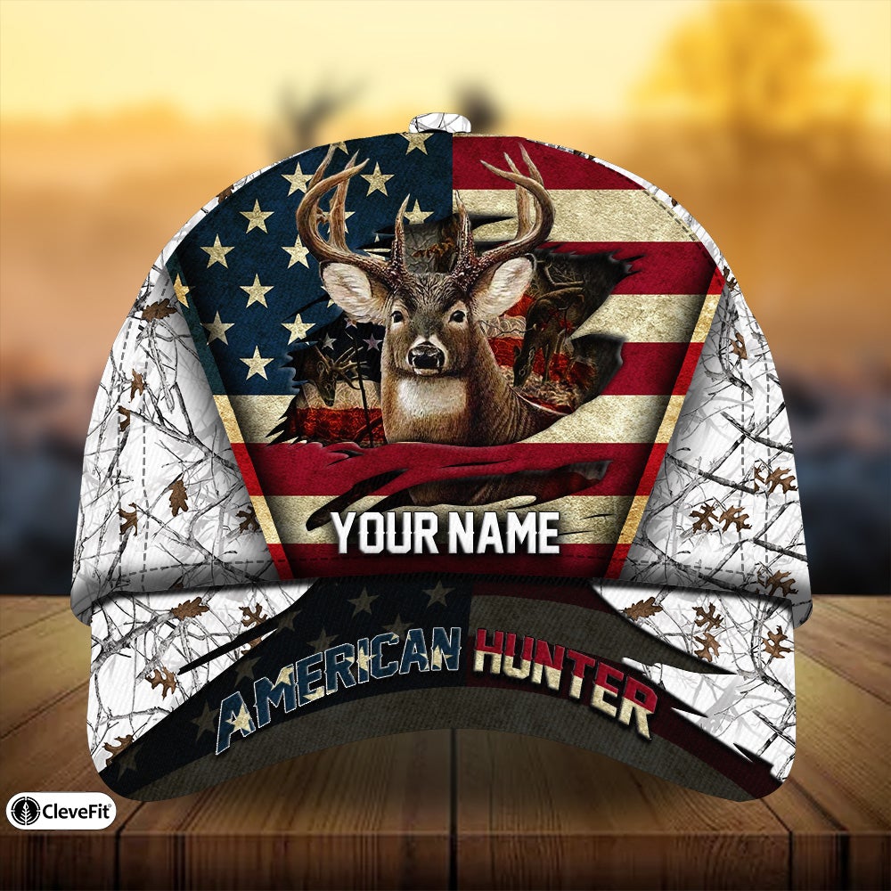 American Hunter Deer Hunting Outdoor Gift Classic Cap For Outdoor Travel Parties And Thoughtful Holiday Gifting