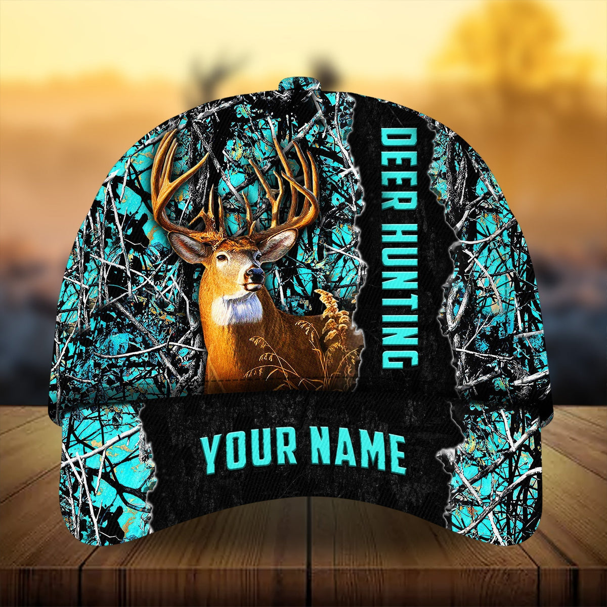 Men Camouflage Deer Hunting Personalized Classic Cap For Relaxed Outfits Outdoor Events And Holiday Trips