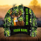 Men Camouflage Deer Hunting Personalized Classic Cap For Relaxed Outfits Outdoor Events And Holiday Trips
