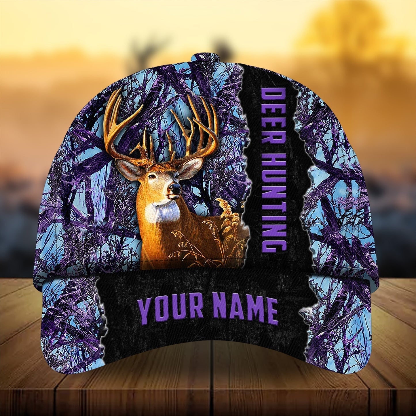 Men Camouflage Deer Hunting Personalized Classic Cap For Relaxed Outfits Outdoor Events And Holiday Trips