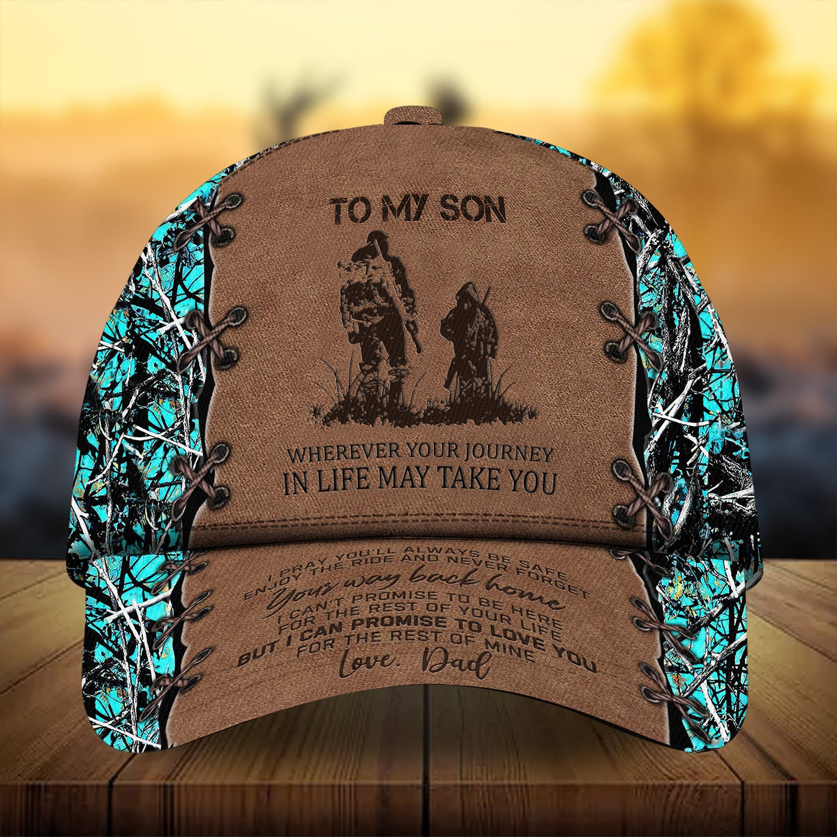 To My Son Deer Hunting Gift From Dad Classic Cap For Everyday Outfits Coastal Travel And Gift Giving