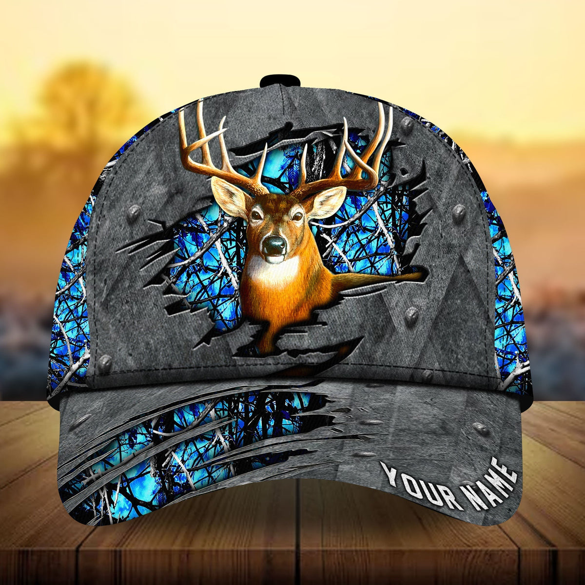 Metal Deer Hunting Personalized Classic Cap For Casual Travel Parties And Comfortable Outdoor Wear
